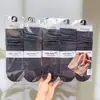 Nuevo Estilo Otoño e Invierno para Mujer: Calcetines holgados estilo Old Money, Calcetines altos, Calcetines holgados de encaje de color liso, Calcetines con separación de dedos para mujer
