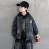 Chaqueta holgada, elegante y moderna para niño, nuevo modelo de otoño 2026, chaqueta versátil y guapa para niño con estampado de leopardo