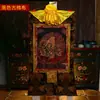 Nepal Pigmento Mineral Natural Pintura Corazón Rahula Piniu Tianningma Tres Protectores Fundamentales Thangka 1.3m