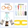 Cordão de Celular de Inverno Chaveiro da Moda Pingente de Pelúcia Boneca Macaron Brinquedo de Boneca para Garrafa de Água Cordão para Mala