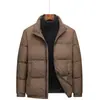 Nueva colección de invierno: Chaquetas de plumón para hombre, gruesas, cálidas y resistentes al frío, con estampado jacquard, ropa exterior elegante y casual para hombre, al por mayor