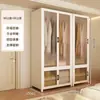 Guarda-Roupa Simples para Quarto, Uso Doméstico, Moradia Alugada, Armário de Armazenamento de Metal de Aço Carbono Resistente e Durável, Montado para Apartamentos Pequenos