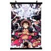 Fábrica con certificación SGS de Dongguan, póster periférico secundario de Luffy con impresión de tela con imagen colgante de pergamino animado de One Piece