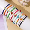 Pulsera de Cuentas de Arroz Pulsera de Flores Estilo Ins Personalizada Retro Europea y Americana Cuerda Elástica Pulsera de Margarita con Cuentas Pulsera Versátil