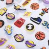 Flor de Sapato da NBA Cruzamento de Fronteira Novo PVC Borracha Macia Sapato de Buraco Acessórios de Sapato Flor de Sapato de Jardim Decorativa Fivela Acessórios