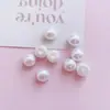 Anillo de Perla de Imitación ABS de 6-18 mm Cara Accesorios para Pasadores DIY Brillo Alto Estilo Antiguo Materiales para Pasadores