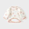 Ropa interior cálida acolchada de medio respaldo para bebé recién nacido sin costuras Otoño e Invierno 40g Algodón Delgado Traje de Monje Top para Bebé