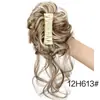 Peluca de Estilo Europeo y Americano con Moño de Bigotes de Dragón, Lazo para el Cabello con Pinza de Garra para Mujer, Herramienta Naturalmente Voluminosa para Recogidos, Accesorio para Moño de Cabello en Stock