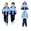 Nuevos Uniformes de Primaria y Secundaria, Chaquetas de Tres Piezas, Uniformes de Jardín de Infancia, Uniformes de Clase de Otoño e Invierno para Niños, Trajes para Día Deportivo