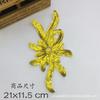 Adereços de cabeça para dança acessórios de vestuário adereços de cabeça para apresentação de palco gola decorativa lantejoulas de mão lantejoulas flor 004#