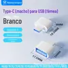 Adaptador Pendrive USB para Celular Otg USB2.0 para Adaptador USB Tipo C Microv8