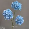 Flores Artificiais Azuis para Casamento Flores Falsas de Teto Decoração de Casamento Parede de Flores Arranjo de Flores de Chão para Casamento Materiais para Arranjo de Flores de Seda