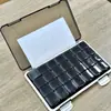 Directamente del fabricante, caja organizadora de pastillas portátil para llevar los siete días de la semana, caja dispensadora y de almacenamiento de pastillas con múltiples compartimentos