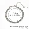 Set de Pulseras de Moda para Mujer de Acero Inoxidable 304L, Pulsera de Acero de Titanio de Venta Caliente Europea y Americana con Interior Chapado en Oro Real de 18K, Venta al por Mayor