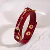 Pulsera de aleación transfronteriza, moderna y simple, pulsera con hebilla de herradura ajustable para mujer, versátil y con sensación de alta gama