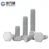 Tornillos Externos Hexagonales Galvanizados por Inmersión en Caliente Grado 8.8 Pernos Externos Hexagonales de Alta Resistencia Tornillos Galvanizados por Inmersión en Caliente para Torres M8-36