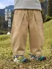 Pantalones Casuales Tipo Cimitarra para Niños Right Ou Boy Algodón Puro Ropa de Otoño 2026 Nueva Ropa para Niños Bebés Niños Pequeños Estilo Primavera y Otoño