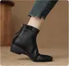 Botines de tacón de cuña para mujer, moda otoño/invierno 2026, botas casuales versátiles de algodón, estilo retro cómodo, forrados de felpa para abrigar, Botas Martin