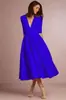 Comercio exterior Europeo y Americano Comercio exterior primavera y verano nuevo sexy vestido de manga corta con escote en V profundo ebay vestido de longitud media