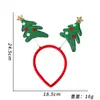 Stock Listo de Fábrica Transfronterizo Nuevas Diademas Navideñas Decoraciones Navideñas Dibujos Animados Astas de Reno Diademas Decoraciones para Fiestas