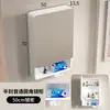 Gabinete de Espelho de Banheiro em Alumínio Espacial Caixa de Armazenamento de Parede Desembaçador Luz Porta-Lenços Espelho Separado Gabinete de Espelho