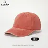 Chapéu Lavado, Boné de Beisebol Desgastado, Venda Pequena em Lote, Logo Personalizado Bordado, Boné Publicitário de Cor Pura, Boné de Time