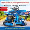 Bate-estaca fotovoltaico engenharia fotovoltaica tubo de aço estaca bate-estacas montanha espiral prego de solo perfuração bate-estacas de rocha