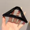 Pinza Grande para el Cabello con Alto Volumen, Aspecto de Alta Gama, Pinza para el Cabello con Moño Mediano, Pinza Grande Acrílica Sencilla, Accesorio para el Cabello para Mujer
