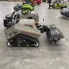 Rotocultivador de Orugas Controlado Remotamente, Doble Propósito para Tierra Húmeda y Seca, Rotocultivador Multifuncional para Deshierbe, Recuperación de Suelo, Limpieza de Terreno, Trituración de Hierba y Micro-Labranza