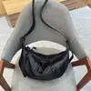 2026 Nova Bolsa de Axila Vintage de Couro Genuíno de Nicho, Bolsa Croissant de Couro Bovino de Primeira Camada, Bolsa Transversal de Ombro Único, Bolsa Dumpling