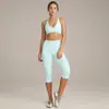 Conjunto Deportivo Transfronterizo Elegante sin Espalda y Shorts de Fitness Ajustados de Secado Rápido para Correr al Aire Libre, Pilates, Yoga