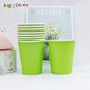 Atacado Spot Copos de Papel Descartáveis Coloridos DIY Feitos à Mão Espessados Copos para Bebida Quente Café com Logotipo Impresso Copos de Papel para Chá com Leite