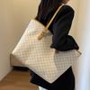 Bolsa de grande capacidade para mulheres outono all-matching 2023 nova bolsa de ombro casual este ano popular classe commuter tote bag