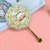 Fabricante Espejo de Mano Pequeño Fresco Espejo de Maquillaje Celebridad de Internet Panda Souvenir Cultural y Creativo de Xi'an Artesanías de Viaje Venta al por Mayor