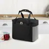 Bolsa de almuerzo portátil, bolsa bento, bolsa aislante de papel de aluminio engrosado, bolsa para lonchera, bolsa de picnic, bolsa de hielo, impresión de logotipo personalizado