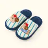 Chinelos de algodão para crianças, chinelos de inverno antiderrapantes para ambientes internos para meninos, chinelos de pelúcia fofos e quentes para crianças e crianças mais velhas