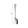 Cuchillo, Tenedor, Cuchara de Acero Inoxidable, Cuchillo para Filete Redondo de Restaurante, Tenedor, Cuchara para Sopa, Cuchara de Postre, Tenedor, Cucharilla de Café, Juego Sencillo de Cubiertos Occidentales