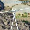 Clipes de Encaixe para Estufa de Arco Pequeno, Acessórios para Estufa de Vegetais, Clipes Cruzados, Clipes para Haste de Fibra de Vidro, Clipes para Amarração de Galhos Agrícolas