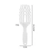 Fabricante Original Peine de Costilla Hueco con Purpurina Peine para Espiral de Mosquitos para Peinado Voluminoso de Mujer Cabello Rizado Peine de Peluquería Venta al por Mayor