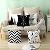 2026 Shopee Artículos para el Hogar Más Vendidos Funda de Almohada para Sofá Funda de Cojín Abstracta Geométrica Simple Moderna