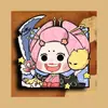 Ímã de Geladeira Magnético Acrílico Anime Desenho Animado Fofo One Piece Ímã de Geladeira Acrílico Personalizado Criativo