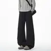 Colección Otoño 2026: Pantalones de Pierna Curva Plisados Estilo Americano Sin Sombra para Pared, Tallas M-5XL, HK261045 - Especial P29