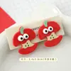 Pinza para el Cabello de Manzana Realista de Dibujos Animados, Accesorio Divertido y Original para el Cabello, Pinza Versátil para Flequillo para Niñas, Pasador Lindo y Dulce para Niños
