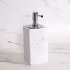 Dispensador de jabón líquido para manos de resina estilo europeo de gran venta para baño, botella de loción de resina, botella de jabón líquido, botella con bomba y botella de recarga de champú