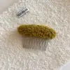 Pinza de Peine de Pelo Esponjoso de Lana de Cordero de Caña Alta para Mujer, Nuevo Estilo Otoño e Invierno, Pinza para Flequillo, Peine para el Cabello, Accesorio de Pelo de Felpa