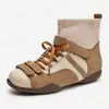Modernas y elegantes, transpirables, nuevo estilo otoño e invierno, de retazos, botines cortos de moda y versátiles, botas de caña alta de moda retro 2026