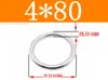 Anillo Redondo Sólido de Acero Inoxidable 304 316 Anillo Redondo Sólido Anillo de Acero Anillo Redondo Sólido Sin Costura con Forma de O Ojal de Elevación Anillo Redondo No Estándar