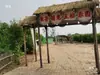 Decoraciones de techo estilo casa de campo con paja, cortinas de paja aisladas y resistentes a las heladas, fardos de paja y paja seca