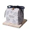 Caja de Dulces Caja de Dulces de Boda 2022ins Flor Azul Tema Lujo Ligero Moderna Caja de Regalo de Boda Caja Vacía de Dulces de Boda