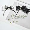 Placa de Metal Aleado con Agujeros para Colgar o Coser, Etiqueta con Logo, Accesorio para el Cabello DIY, Moño, Materiales Hechos a Mano